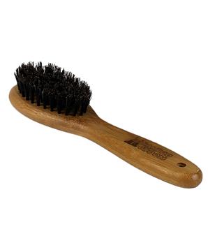 Levně Bamboo Groom Střední oválný kartáč s přírodními medvědími štětinami