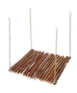 Houpačka hlod. dřevo závěsná Flamingo 20 x 20 cm