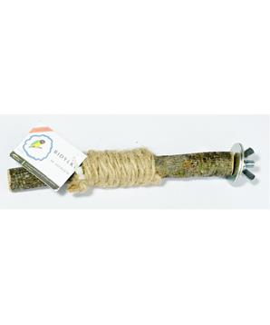 Levně Bidýlko pták dřevo přírodní/sisál Sedupa 1 ks/15 cm