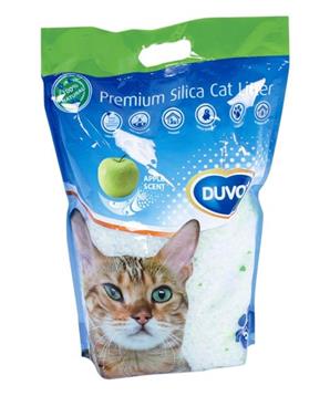 Levně Podestýlka Cat silikagel Duvo+ jablko 5 l