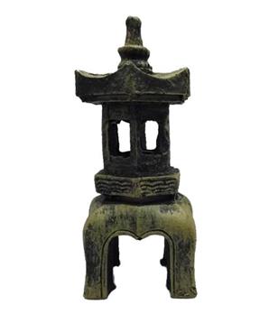 Levně Dekorace do akvária - Letní dům Duvo+ 4,5 x 4,5 x 10,5 cm 1 ks