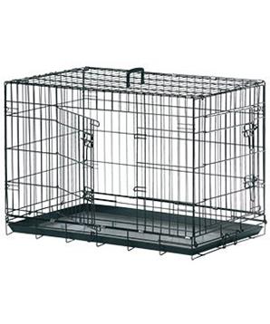 Levně Karlie Drátěná klec černá dva vchody 93x57x62cm
