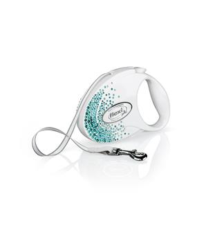 Levně Flexi Vodítko Glam Splash M pásek 5m Ocean 1 ks