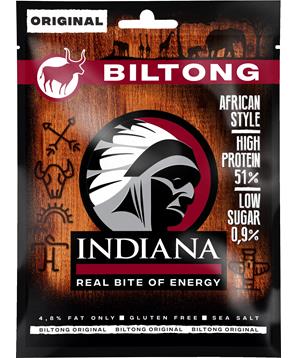 Levně INDIANA Biltong hovězí Original 25g