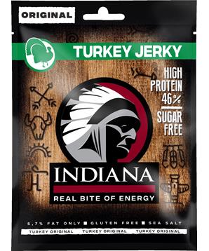 Levně INDIANA Jerky krůtí Original 25g