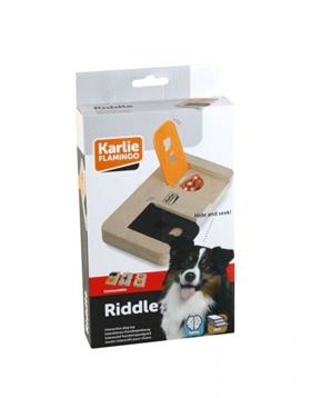 Levně Karlie Interaktivní dřevěná hračka RIDDLE 22x12cm