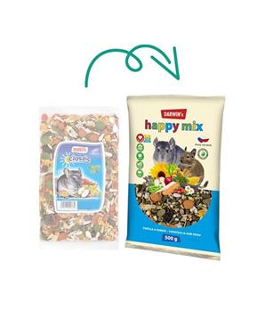 Levně Darwins Happy mix činčila 500g