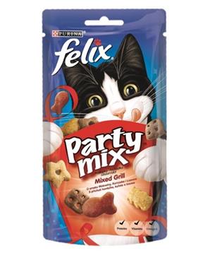 Levně Felix snack cat -Party Mix Mixed Grill 60 g