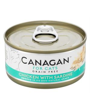 Levně Canagan Cat konz. - Kuře a sardinky 75 g