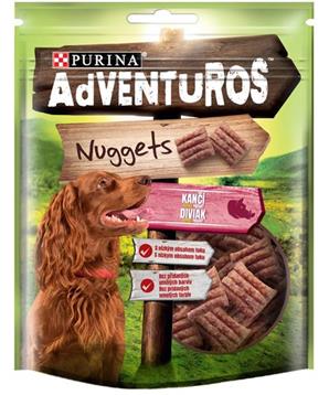 Levně Adventuros snack dog - nugetky s kančí přích. 90g
