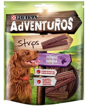 Levně Adventuros snack dog - plátky se zvěřinou 90g