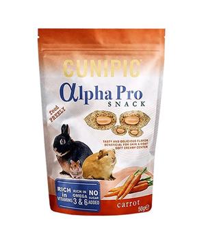 Levně Cunipic Alpha Pro Snack Carrot - mrkev 50 g