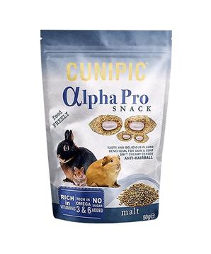 Levně Cunipic Alpha Pro Snack Anti-Hairball Malt - slad 50 g