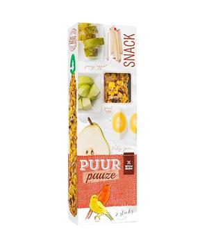 PUUR pauze pták - tyč. kanárek, jablko+hruška 60 g