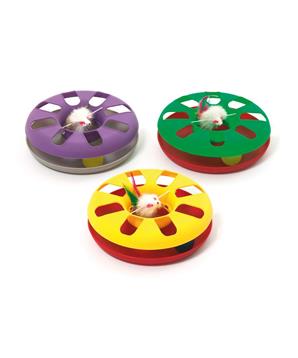 Karlie Hračka pro kočky s balónkem a myší průměr 24cm