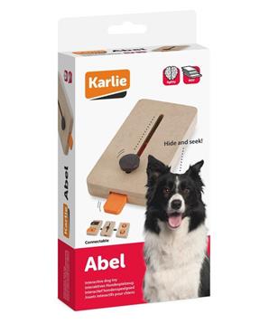 Karlie Interaktivní dřevěná hračka ABEL 22x12cm