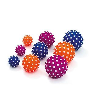 Karlie Hračka pro psy míček ježatý pískací latex průměr 6cm