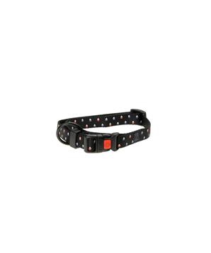 Levně Karlie Obojek ASP Mix&Match černý motiv Trojúhelník velikost S 30-45cm 15mm
