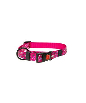 Levně Karlie Obojek ASP Mix&Match růžový motiv CHIP velikost M 40-55cm 20mm