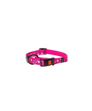 Levně Karlie Obojek ASP Mix&Match růžový motiv CHIP velikost S 30-45cm 15mm