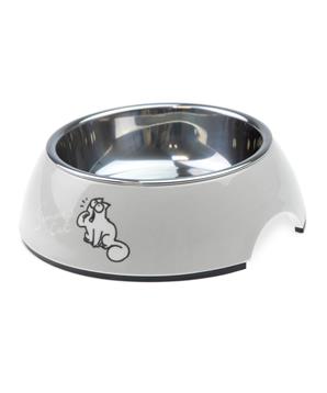 Levně Karlie Simon’s Cat Miska pro kočky světle šedá 14X14X4,5 CM 160 ML