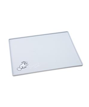 Levně Karlie Simon’s Cat Podložka pod misku pro kočky světle šedá 40X30X1 CM