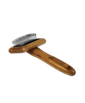 Levně Bamboo Groom Velký kartáč s nerezovými hroty, Finišák