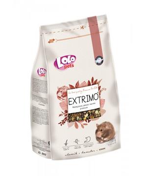 EXTRIMO kompletní krmivo pro křečky v sáčku se zipem 