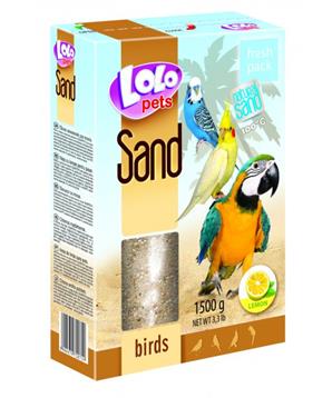 Levně LOLOpets citrónový písek pro ptáky 1500g