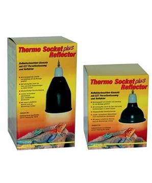 Lucky Reptile Thermo Socket plus Reflector Malý bílý, V.17 x ø14 cm