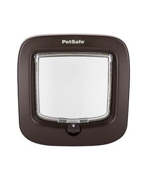 Levně PetSafe Manuální dvířka pro kočky a psy DeLuxe hnědá