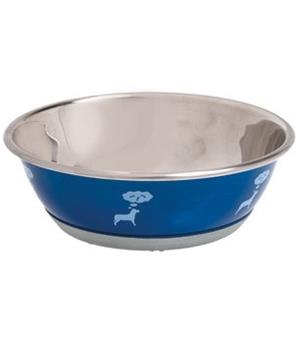 Karlie-Flamingo Miska nerez Pes SELECTA motiv modrá 13cm 350ml