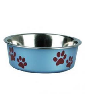 Karlie Miska nerezová s plastovým opláštěním modrá 14cm 450ml