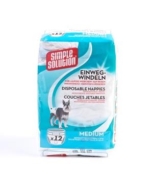 Levně Simple Solution Pleny pro psy, 12ks, velikost M