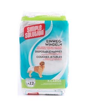 Levně Simple Solution Pleny pro psy, 12ks, velikost XL