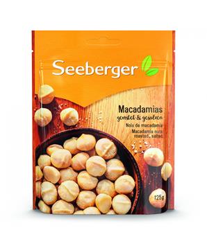 Seeberger Makadamové ořechy pražené a solené 125g