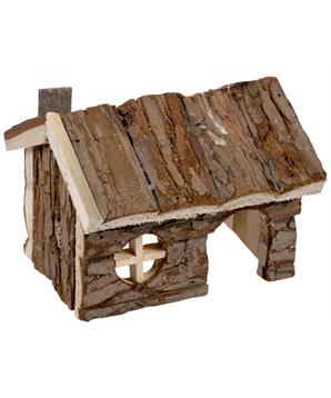 Domek dřevo přírodní srub Duvo+15x11x12cm