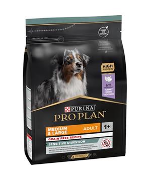 Levně PRO PLAN Dog Adult Medium&Large Grain Free krůta 12 kg
