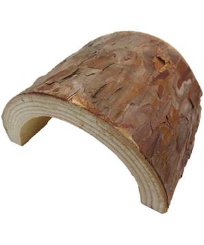 Dekorace přírodní - úkryt dřevo s kůrou Komodo 12x6x13cm