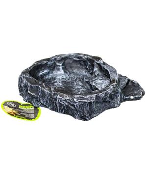 Miska terarijní terasovitá tm.šedá M Komodo 