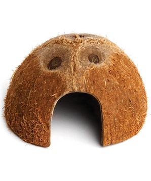 Dekorace přírodní - úkryt kokos Komodo 11x11x6cm