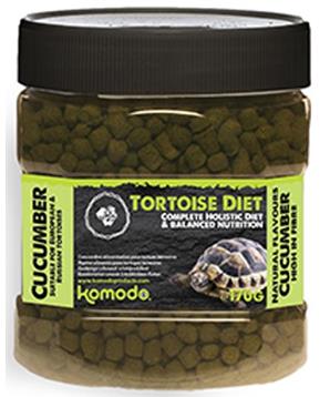 Komodo Tort. Diet - suchoz. želva, okurka 