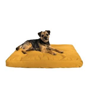Levně Matrace nylon Buffy okrová se zipem 90x60x10