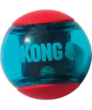 Hračka guma Squeezz Action míč 3ks KONG S