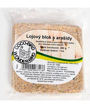 Levně Lojový blok s arašídy Kejo 300g