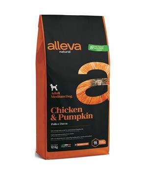 Levně ALLEVA NATURAL Dog Dry Adult Chicken&Pumpkin Medium 12kg