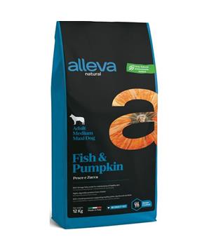 Levně ALLEVA NATURAL Dog Dry Adult Fish&Pumpkin Medium/Maxi 2kg