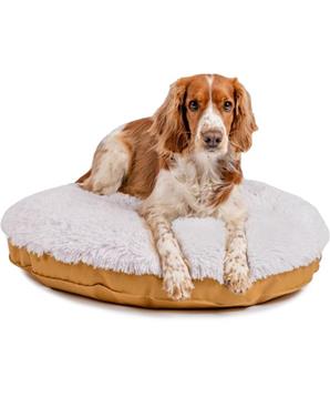 Levně Matrace kulatá Aries okrová 60cm 60cm