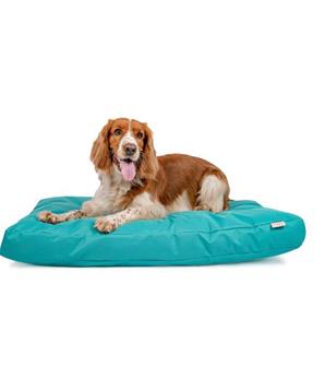 Levně Matrace nylon Buffy tyrkysová se zipem 90x60x10