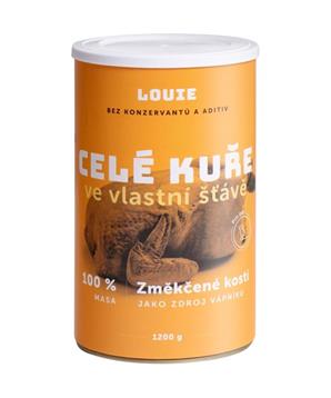 Louie konz. pro psy celé kuře 1200 g 